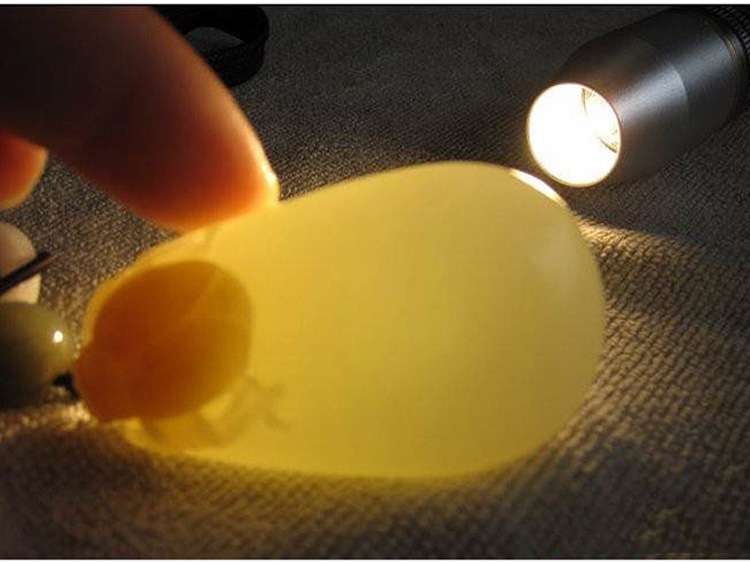 玉石用照玉手電筒白光和放大鏡看的是什么？